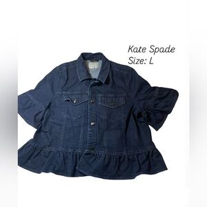 Kate Spade Cropped Jean Jacket